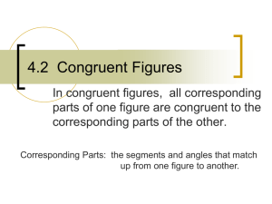 4.2 Congruent Figures