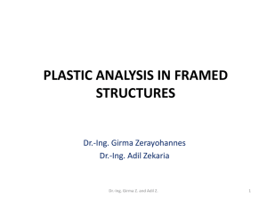 Chapter 5- Plastic Hinge Theory in Framed