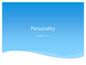 Personality - MrGillPE.com