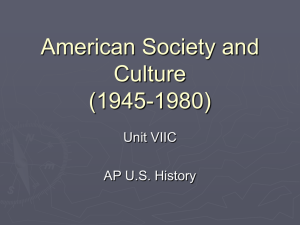 American Society and Culture (1945-1980) - jbapamh