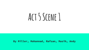 Act 5 Scene 1