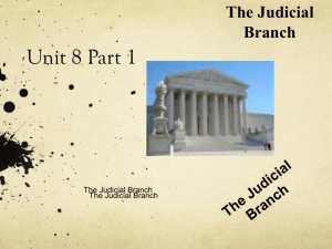 The Judicial Branch - Effingham County Schools