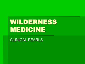 5 MB 20th Apr 2015 Clinical Pearls of Wilderness Medicine