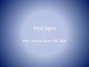 Vital Signs - Health Science