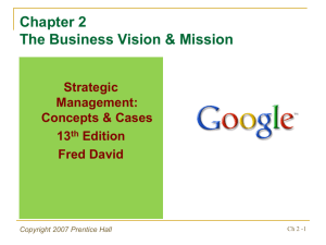 Chapter 2 The Business Vision & Mission - E