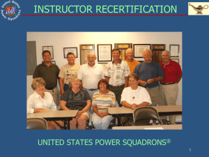 PPT Presentation Slides - United States Power Squadrons