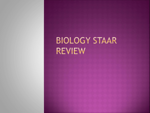 Biology STAAR Review