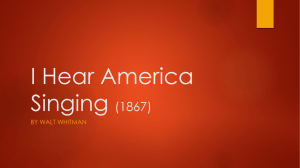 11-18-15 I Hear America Singing (1867).