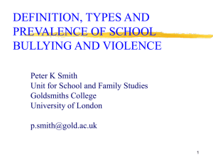 School Bullying: Causes, School-based Interventions