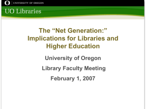 NetGen_Libraries01Feb2007 - Scholars' Bank