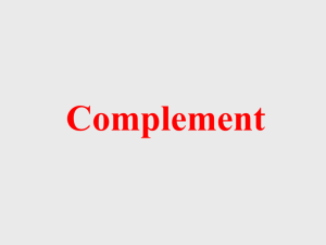 COMPLEMENT