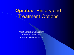 Opiates - Association for Academic Psychiatry