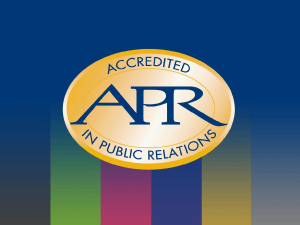APR Preferred - Accreditation in Public Relations
