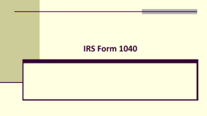 IRS Form 1040 - TaxPrep4Free.org