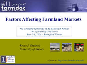 Farmland Markets: Historic Context and Contemporary