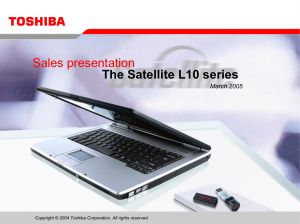 The Satellite L10 series March 2005