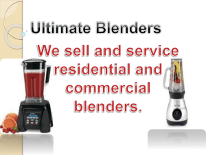 Ultimate Blenders