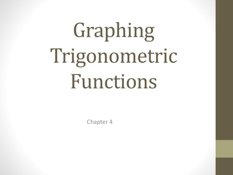 Graphing Trigonometric Functions