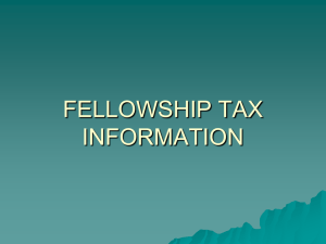 fellowship tax workshop