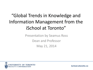 Global Trends in Knowledge & Information Management