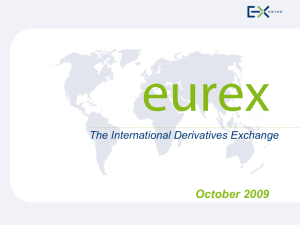 The Basics of European Stock Index Futures Traded at Eurex