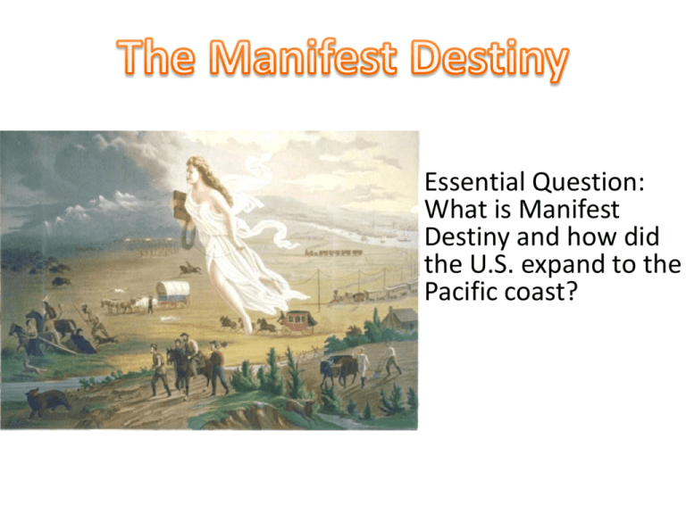 What Is The Best Definition Of Manifest Destiny