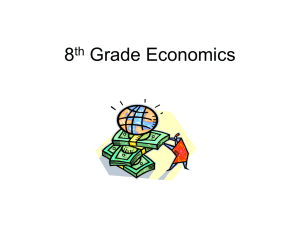 8th Grade Economics