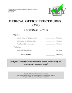 medical office procedures
