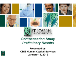 Compensation Analysis - St. Joseph School District / Homepage