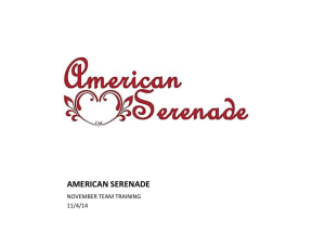 News & Tips - American Serenade