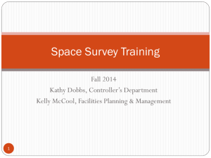 Space Survey Training PowerPoint Presentation 2014