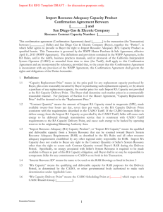 SDGE Import RA RFO TEMPLATE