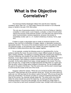 Objective Correlative