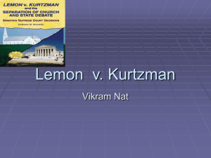 Lemon v kurtzman