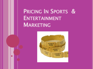 OR When Price is - marketing and business education