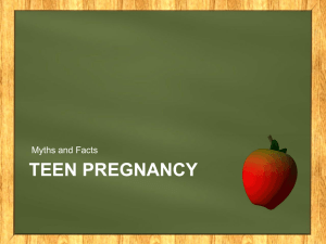 Teen pregnancy - Monroe County Schools