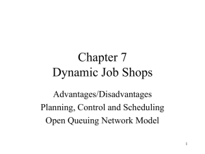 Chapter 7 Dynamic Job Shops