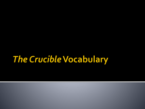 Vocabulary 1 - Greensburg Salem School District