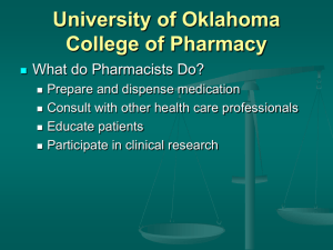 University of Oklahoma College of Pharmacy