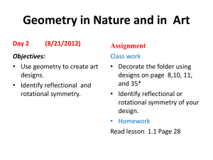Geometry in Nature and in Art - Miami Killian Senior High School