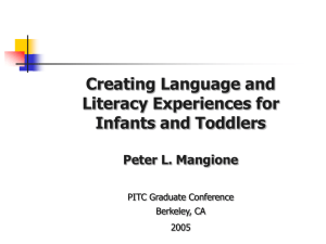 English - The Program for Infant/Toddler Care