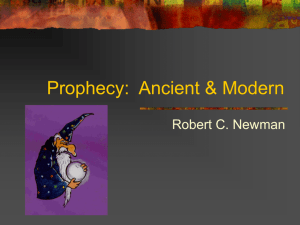 Prophecy - newmanlib.ibri.org