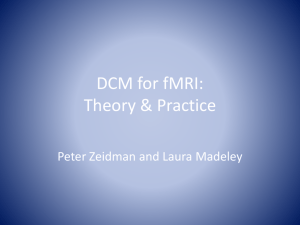 DCM: Theory & Practice