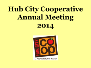 Hub City Co-op Annual Meeting 2011