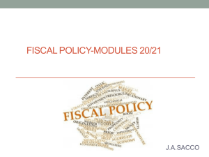 Ch.13- Fiscal Policy