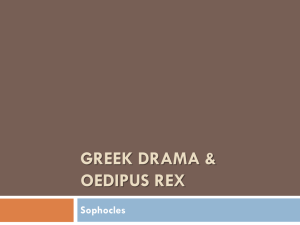 Oedipus & Sophocles