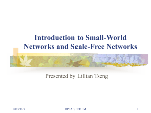 Small-World Networks