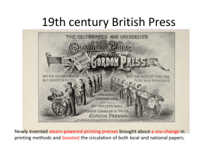 19th century British Press