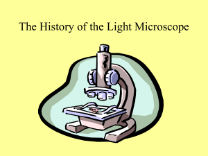 The History of the Microscope