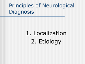 Symptoms and Signs in Neurology